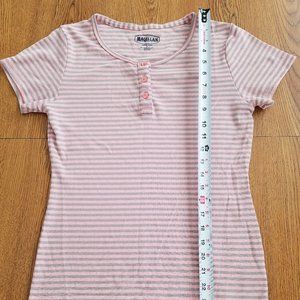 Magellan sportswear Shirt Medium Pink & Gray